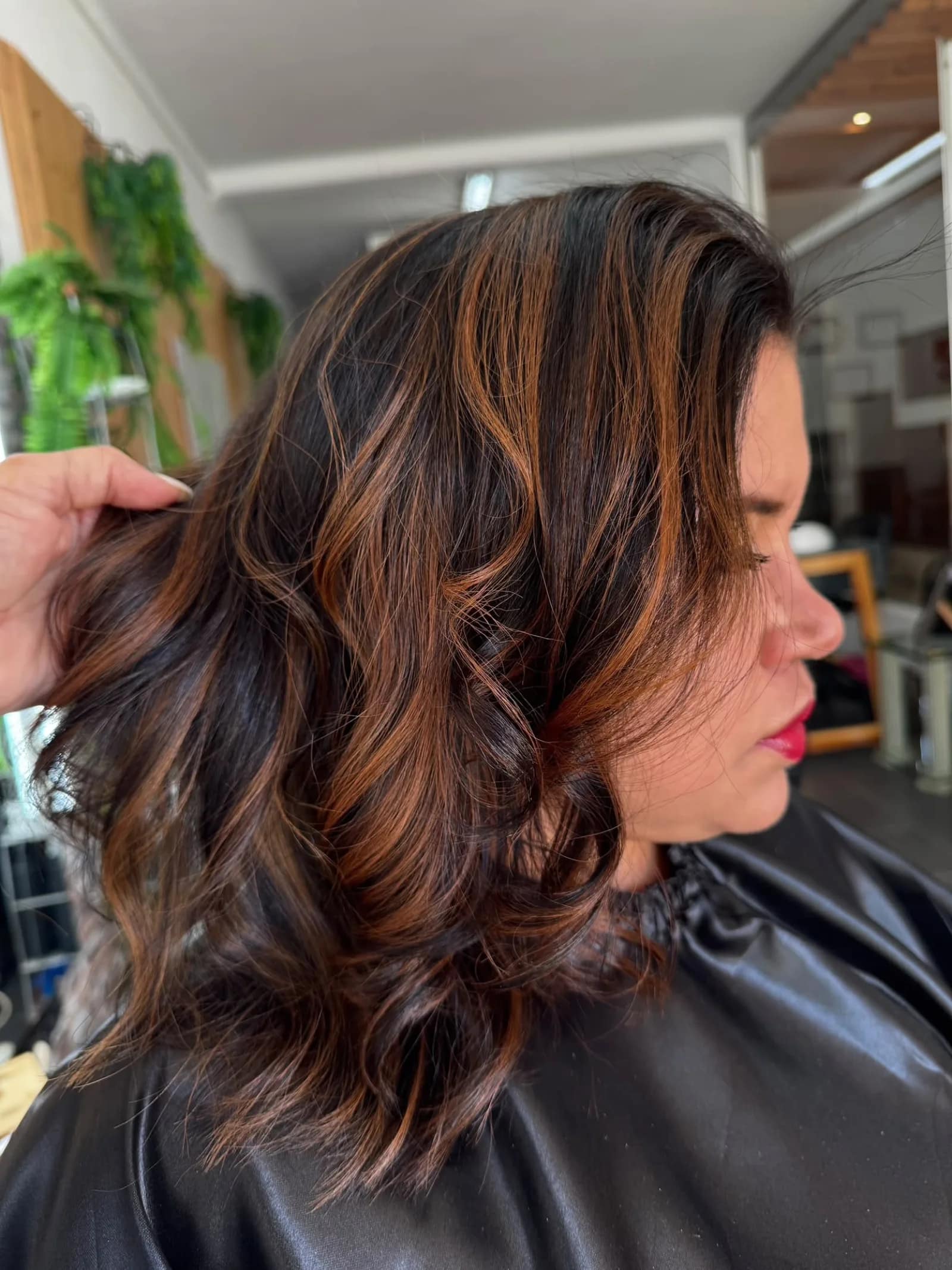 Mechas personalizadas — resultado real